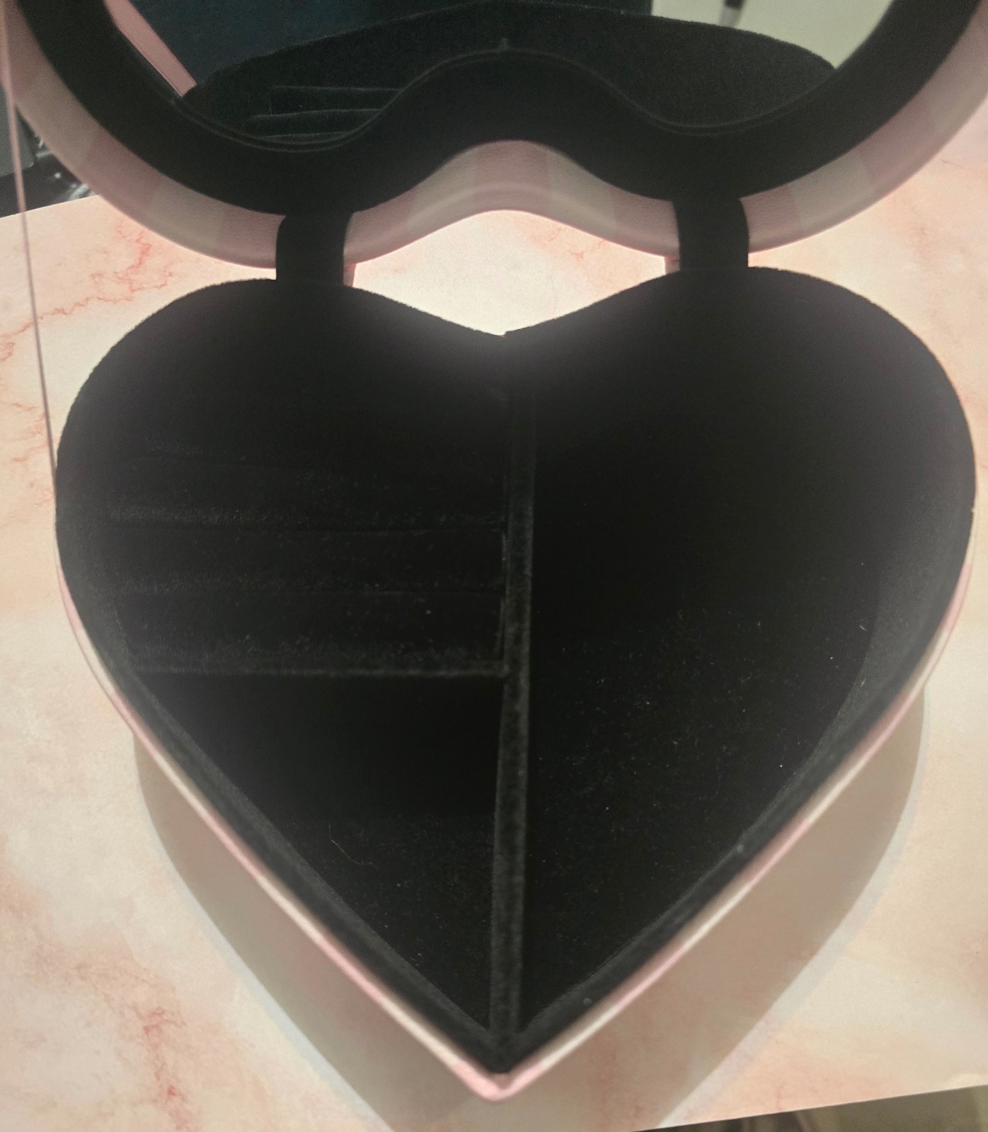 Victoria’s Secret Heart Jewelry Box Iconic Heritage Stripe