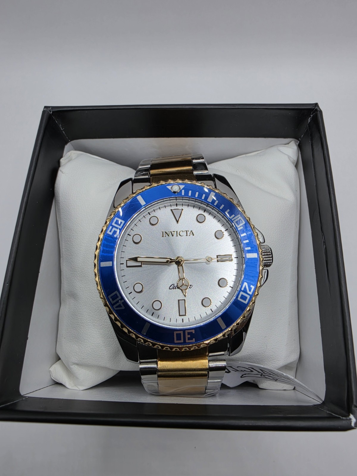 Invicta Pro Diver Vitreos 69398 Two-Tone Quartz Watch 42mm New