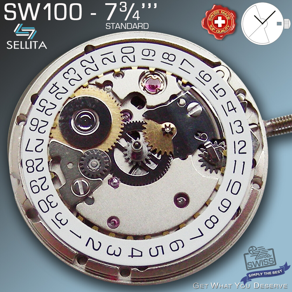 MOVEMENT AUTOMATIC SELLITA SW100, 7.3/4”’, COMPATIBLE TO ETA 2671