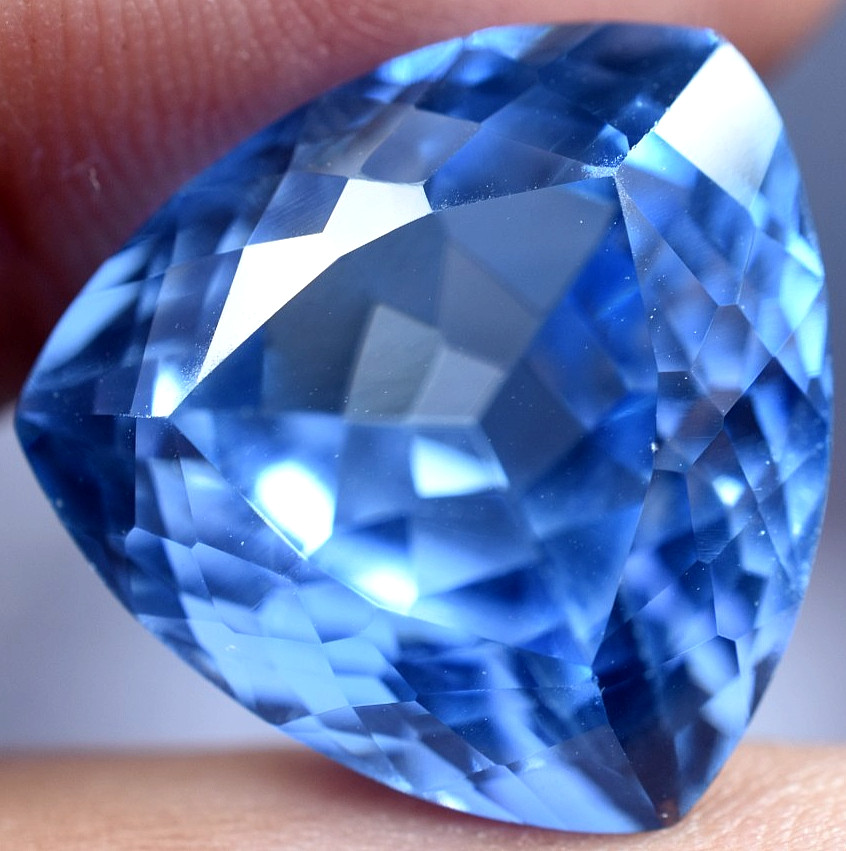 Natural 21.25 Ct Namibia Jeremejevite Flawless Certified Stunning Loose Gemstone