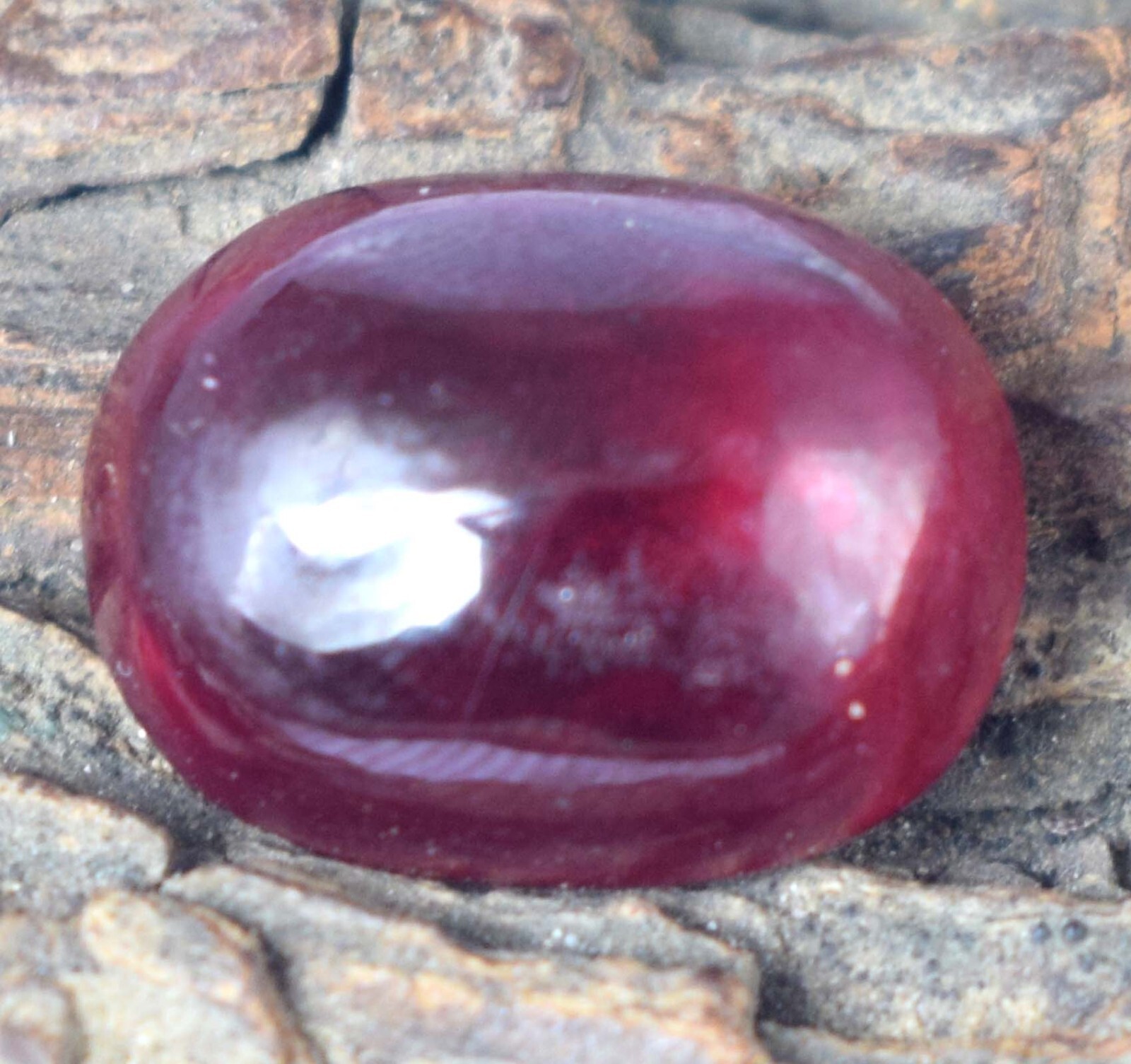 Natural 22.65 Ct Oval Cabochon Burma Red Ruby Gemstone Certified C9620 Best Deal