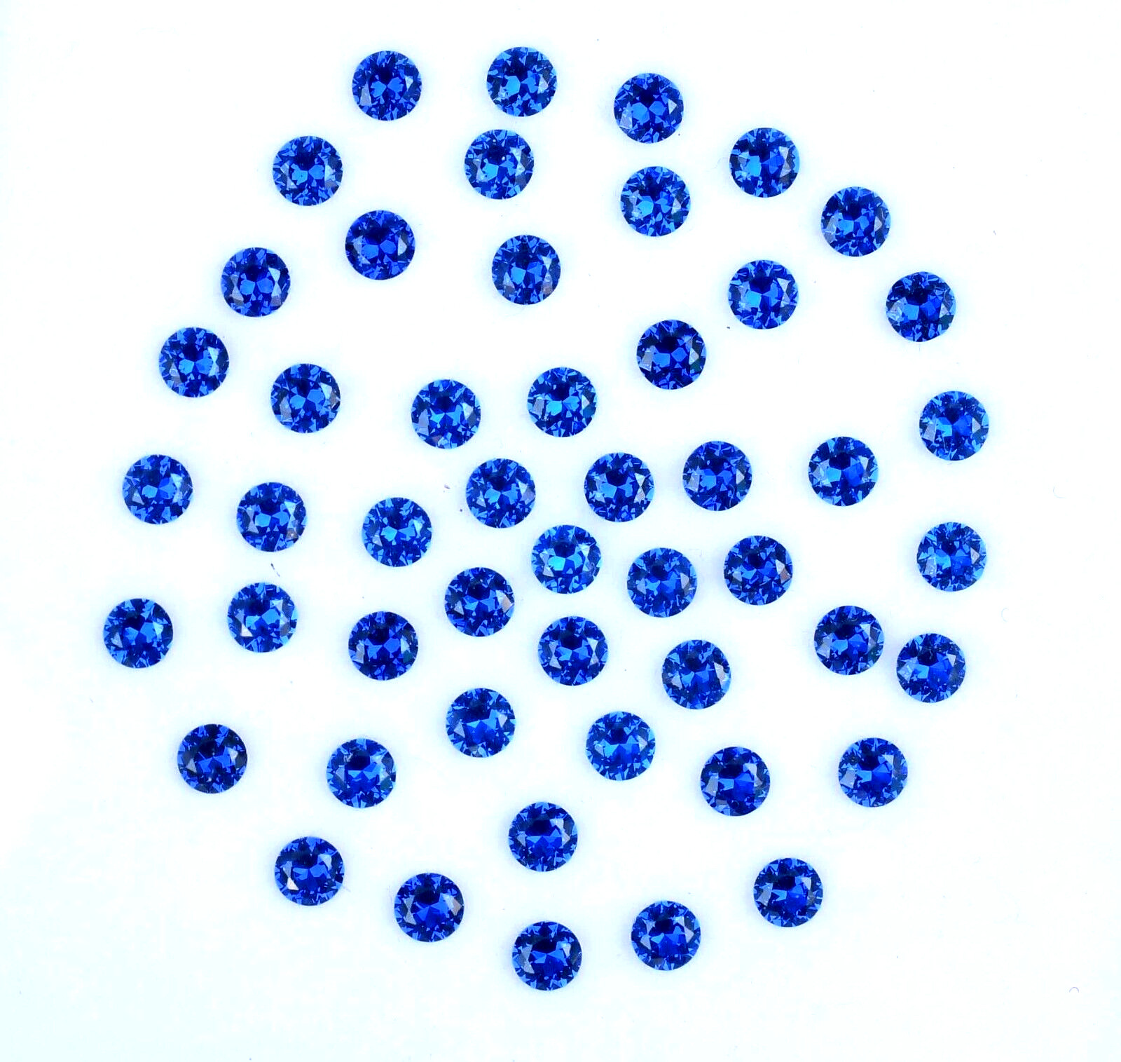 D Block Natural Blue Tanzanite Round 3.00 mm to 5.00 mm Flawless Loose Gemstone