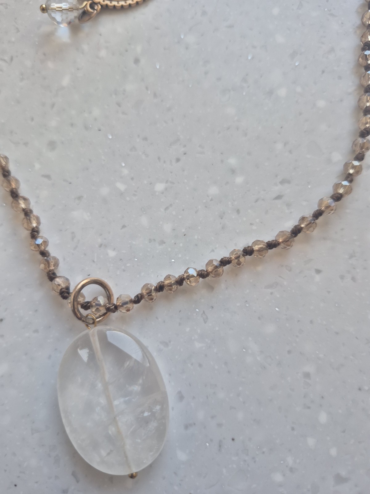 Katia Designs “Grateful Thankful Blessed” Mandala Bloom Original Necklace