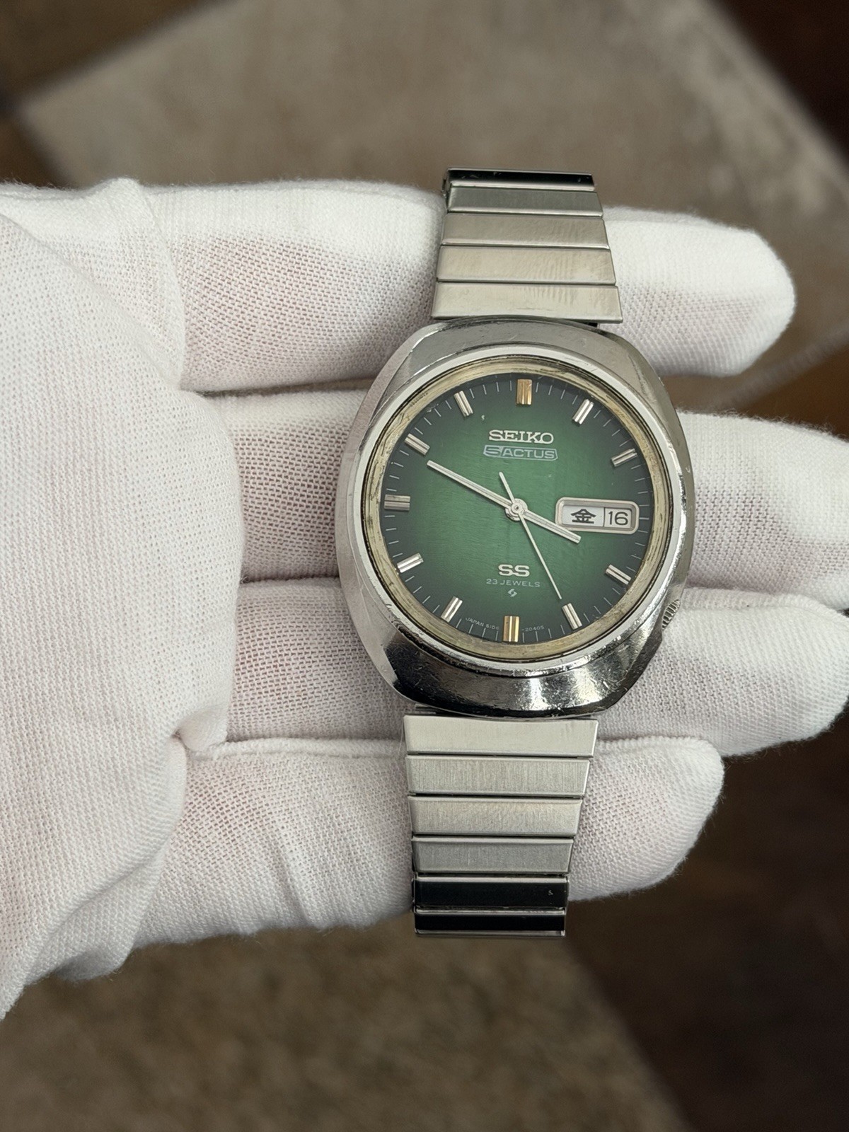 Rare Vintage Seiko 5 Actus 6106-7590 Men’s Automatic Dress Sports Watch JDM 70s