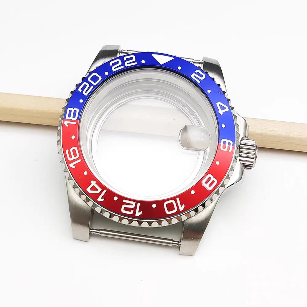 20ATM 40MM 24 Hour Watch Fit NH34A NH35 NH36 Case Back Sapphire Glass Mod-
