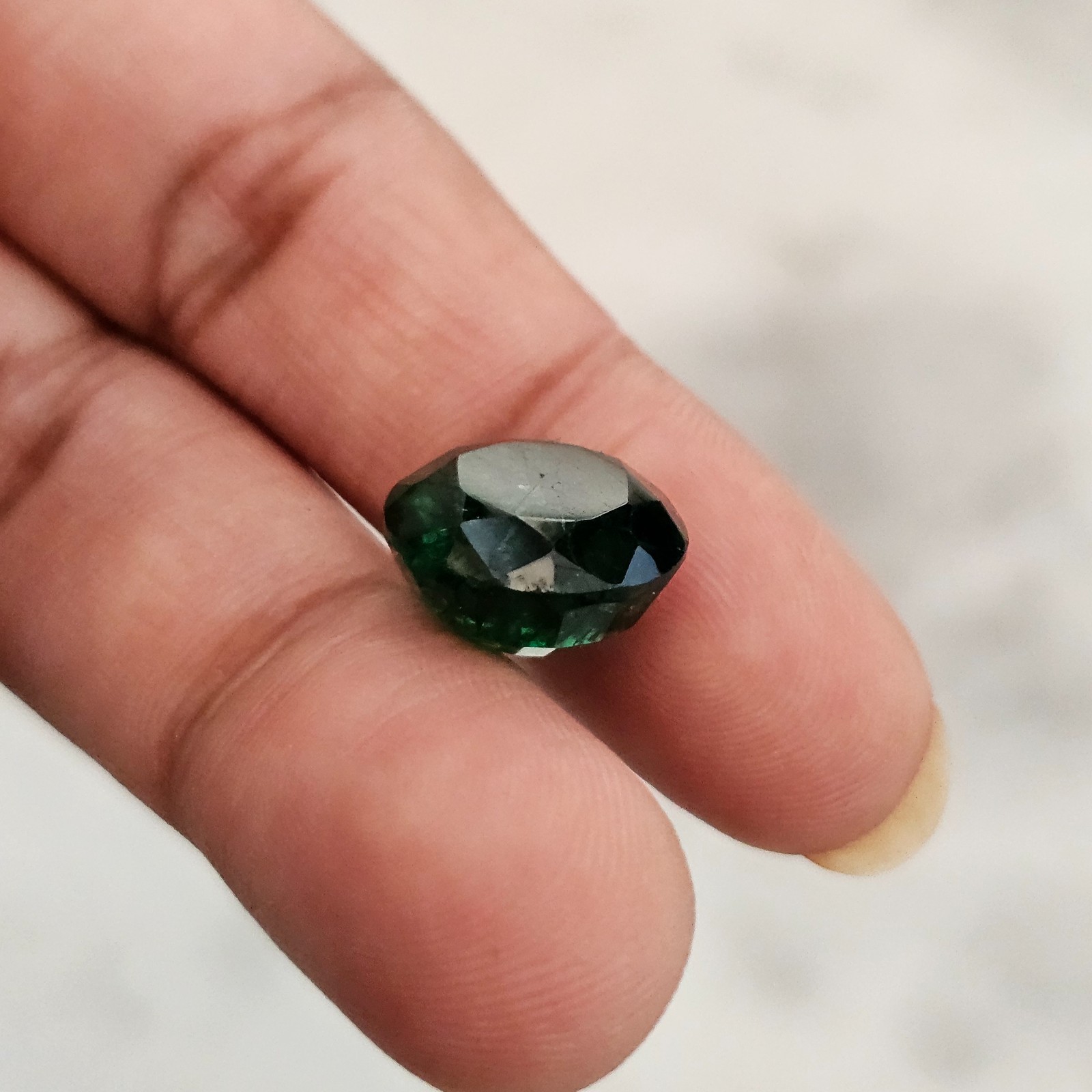 2PCS 10.15 to 10.15Ct Colombian Green Emerald Round Cut Loose Gemstone AAA