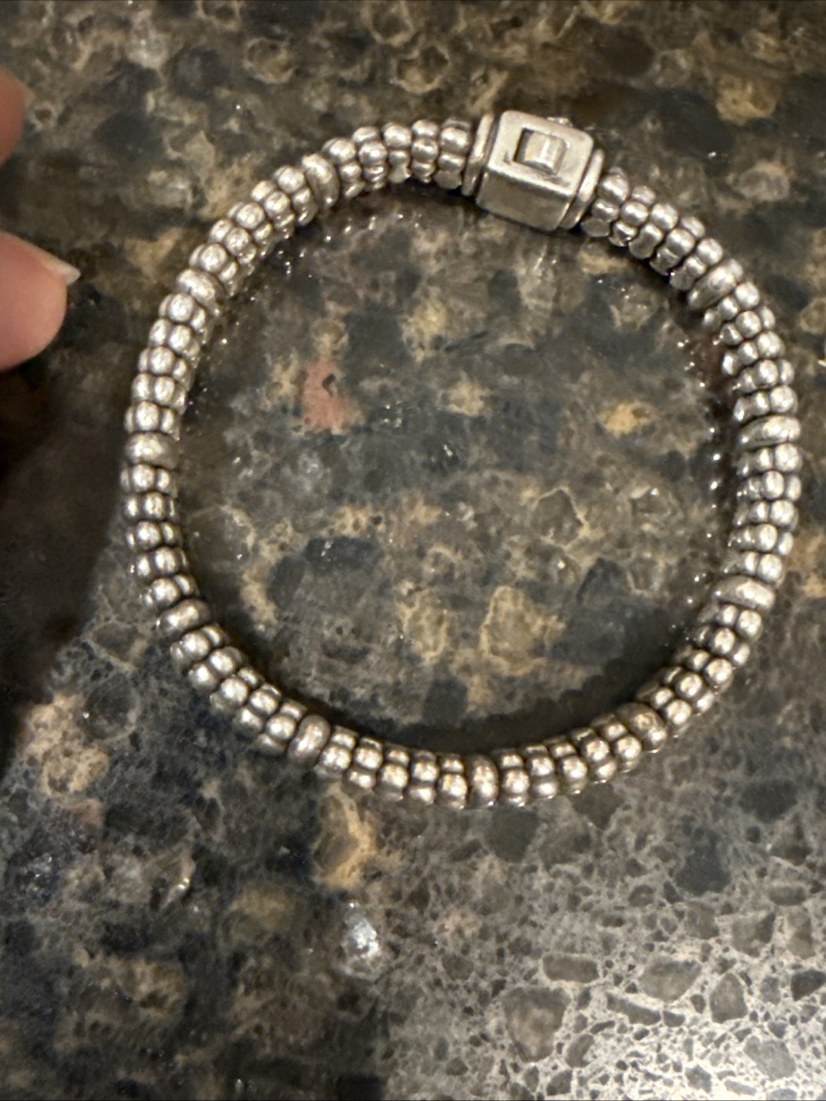 LAGOS Caviar Sterling Silver Station Bracelet