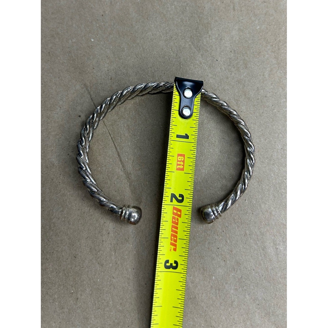 Sterling Silver Braided Cuff Bracelet