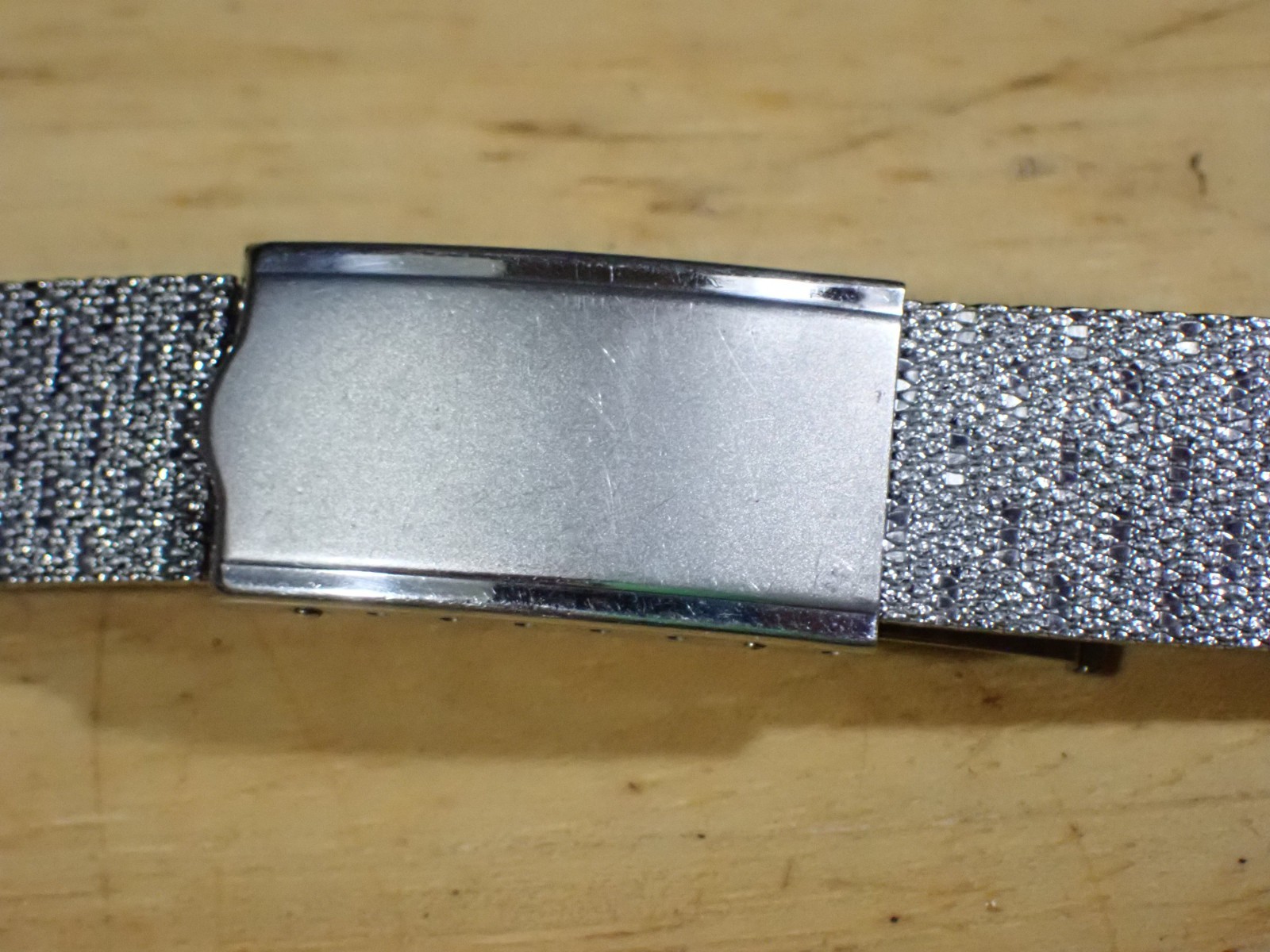 Vintage KREISLER Stainless MESH Deployment Watch Band 17.4 mm end Mint