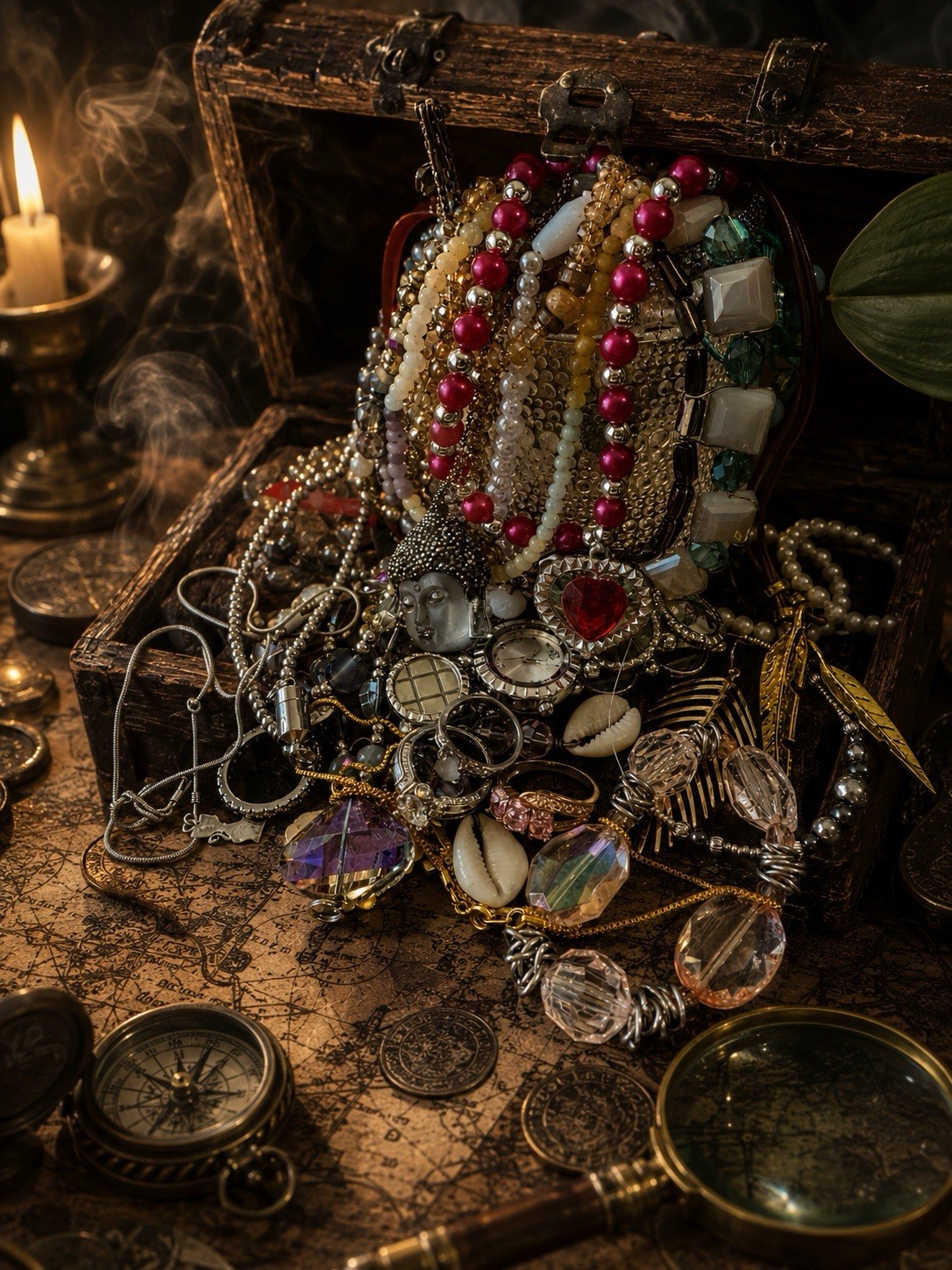 vintage mystery jewelry jar lots