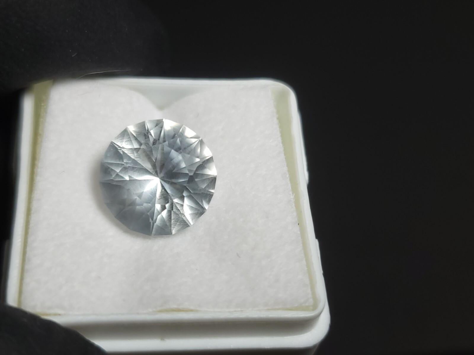 Brazilian Topaz Hand Cut Round Loose Natural Gemstone (5.6 ct.) (10.8 mm)