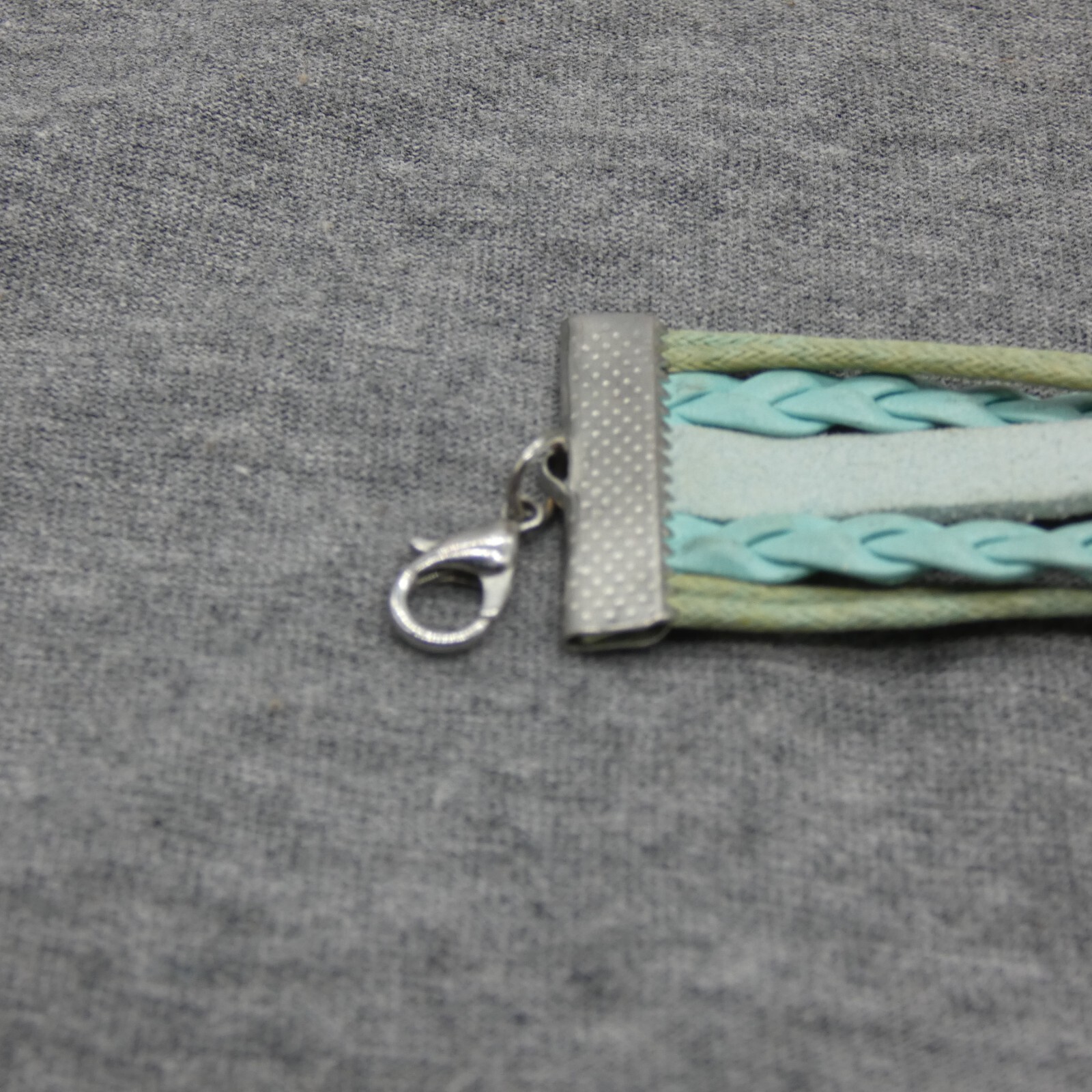 Aqua Color Dog Groomer Fashion Friendship Style Multi-Strand Charm Bracelet