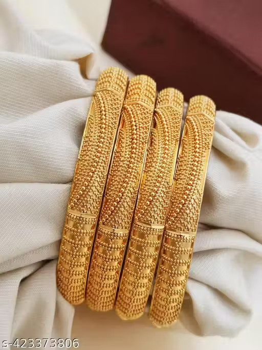 Indian Traditional Bollywood Gold plated Bangles Ethnic Bangle Sets for women