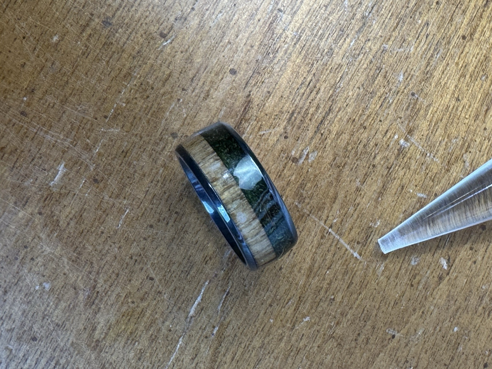 Lord Of The Rings Manly Bands -Frodo ™️ Wedding Band 6.5 Zirconium New