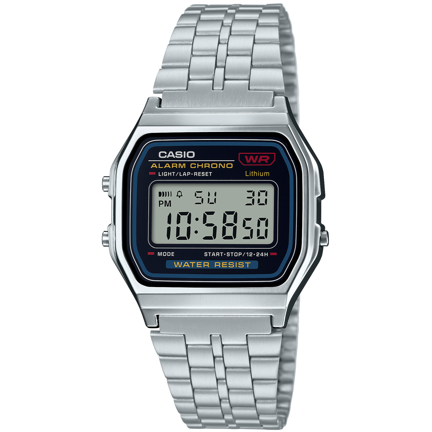Casio Collection A159WA-N1JH Quartz Black Dial 33.2 mm Watch