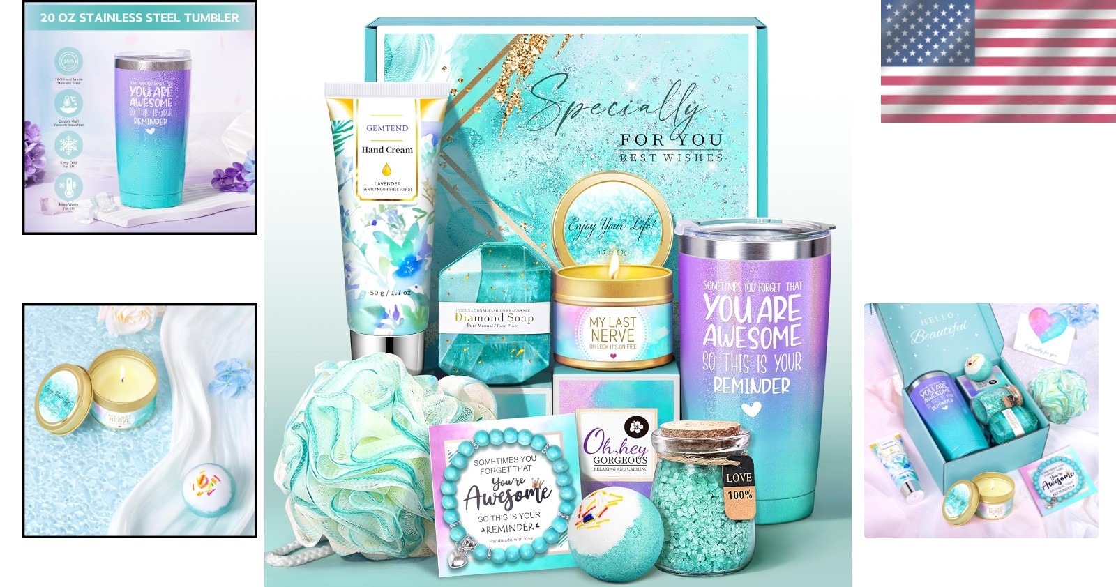 Luxury Self-Care Gift Set for Her – Spa Essentials & Thoughtful Surprises