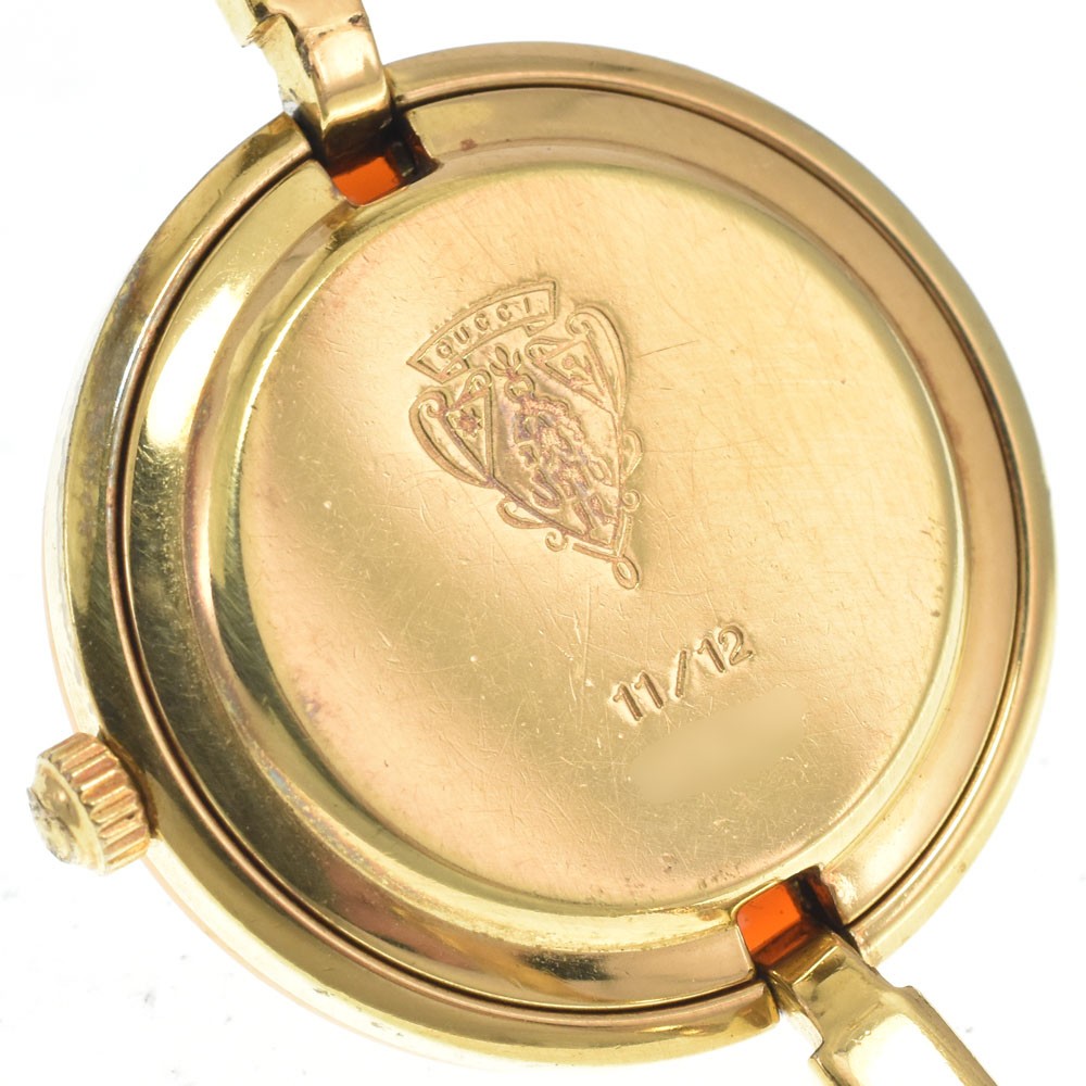 GUCCI Change bezel 46338 white Dial Quartz Ladies Watch I#148071