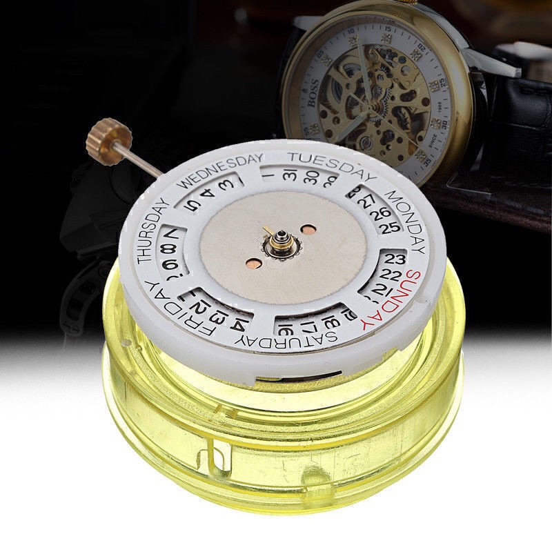 Jewels 2813 8205 Automatic Watch Movement Day Date High Accuracy Dual Calendar