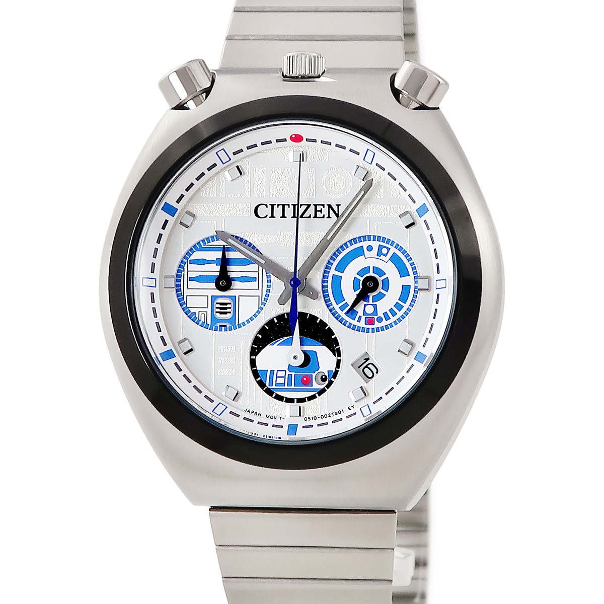 Citizen Horn Chrono R2 D2 AN3666 51A Star Wars Collaboration Date Small Second Q