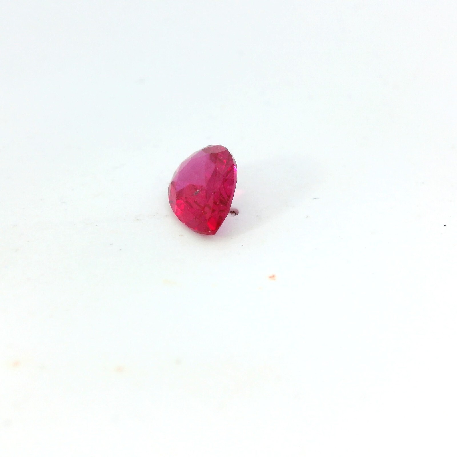 1.83ct Loose Pear Cut Lab Created Ruby Gemstone 9 x 6mm