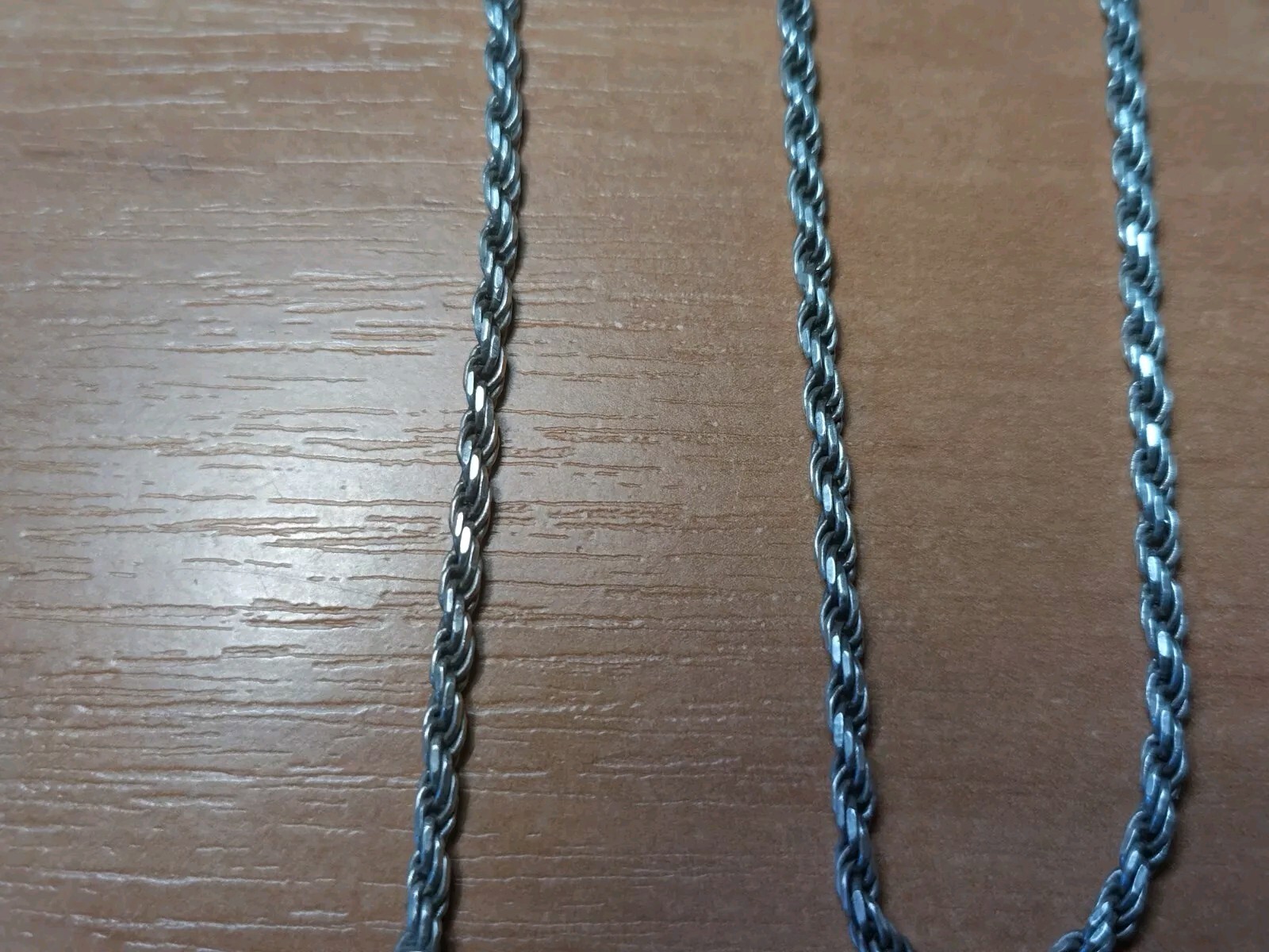 Sterling Silver Chain 54,5 cm, 12,4g. Italy.