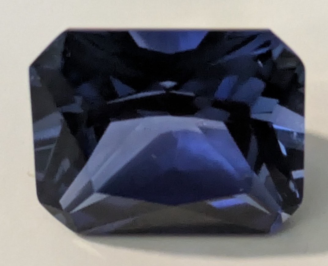 Royal Blue Rectangle Cut Sapphire 6.90cts 10X12mm USA 🇺🇸✨✨💯