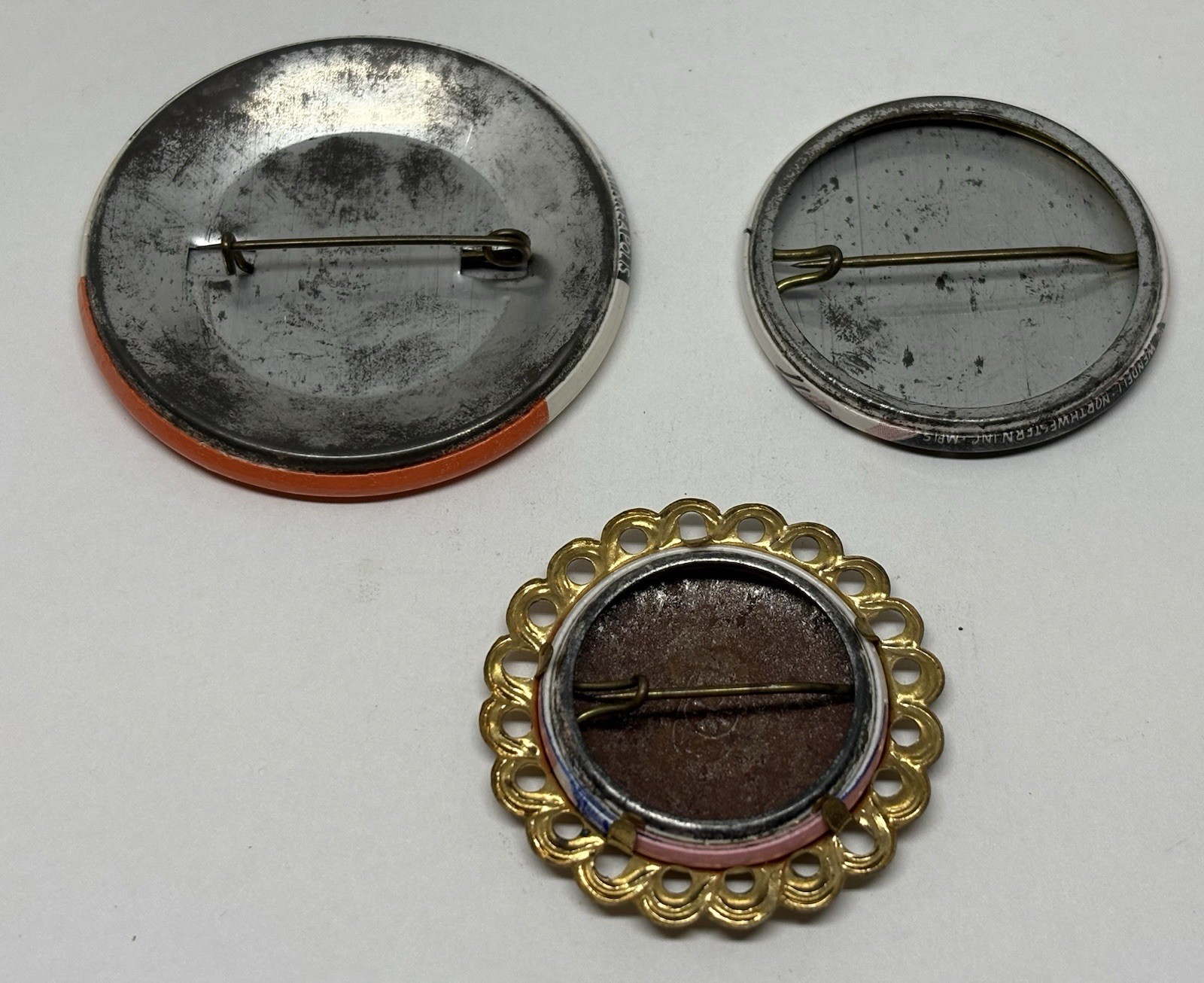 Galax Virginia Golden Anniversary Jubilee Set Of 3 Pins Brooches 1956 Grayson