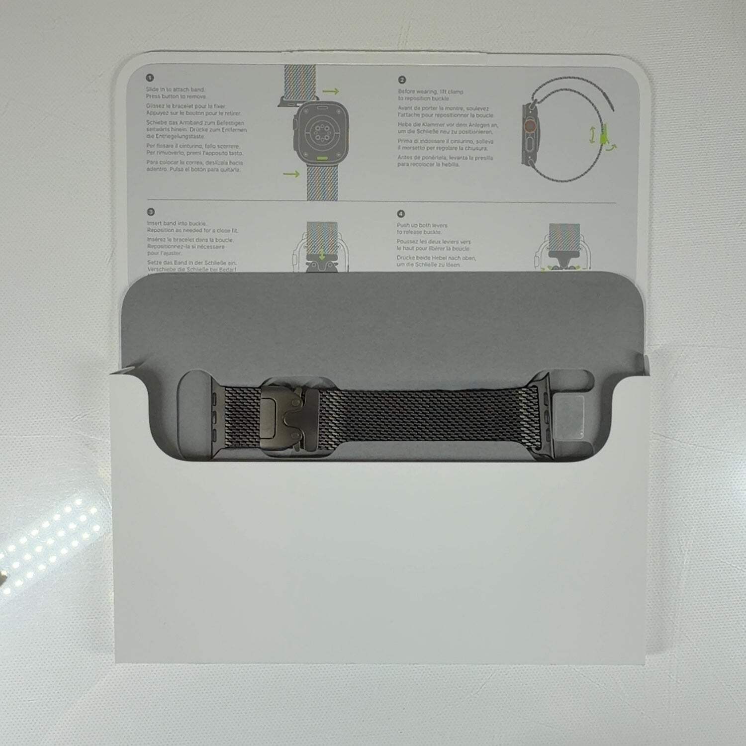 Unlocked Apple Watch Ultra 3 49MM Black Titanium Milanese Loop MF1Q4LW/A