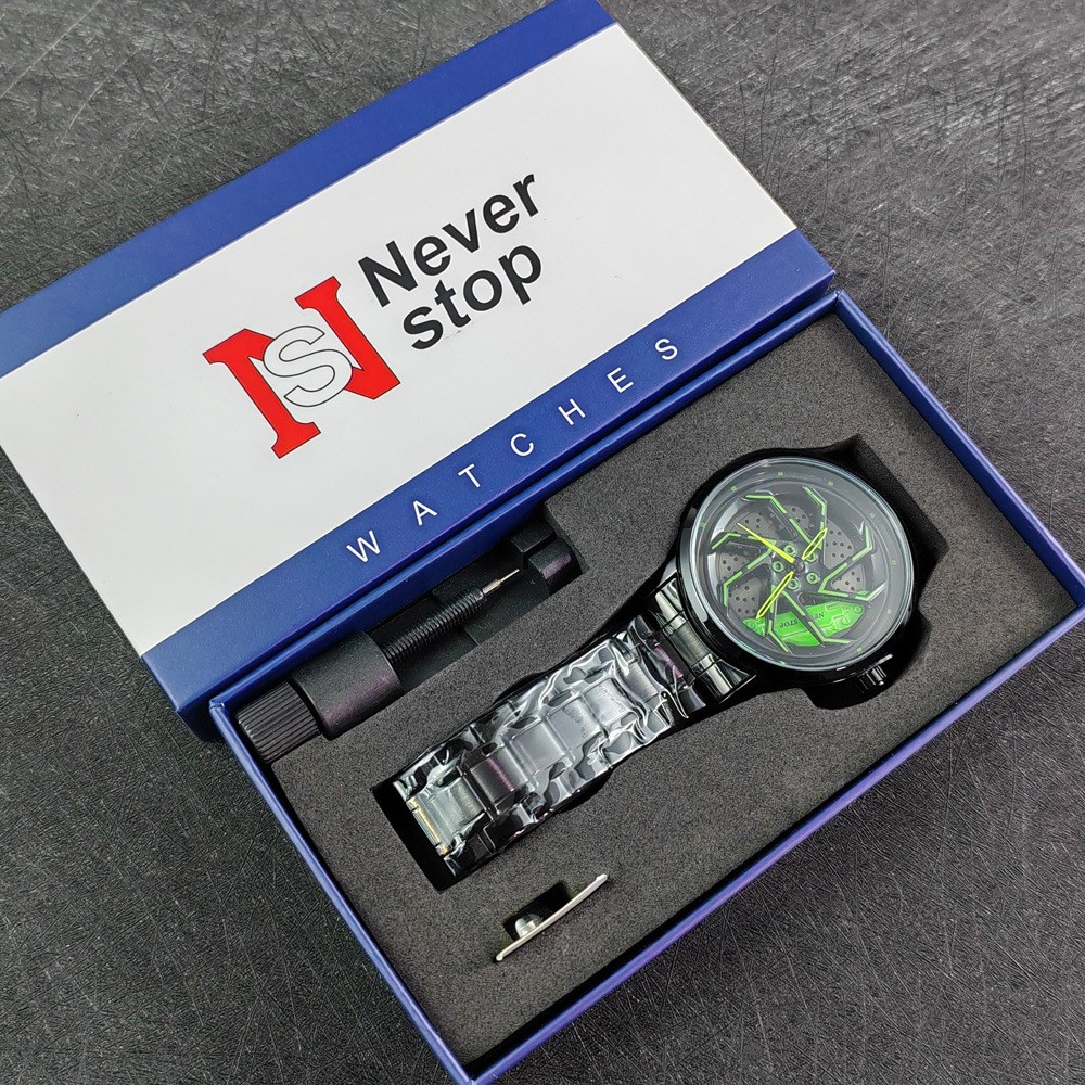 Stylish And Cool Quartz Mens Watch With A Steel Bandtrendy And Fashionable