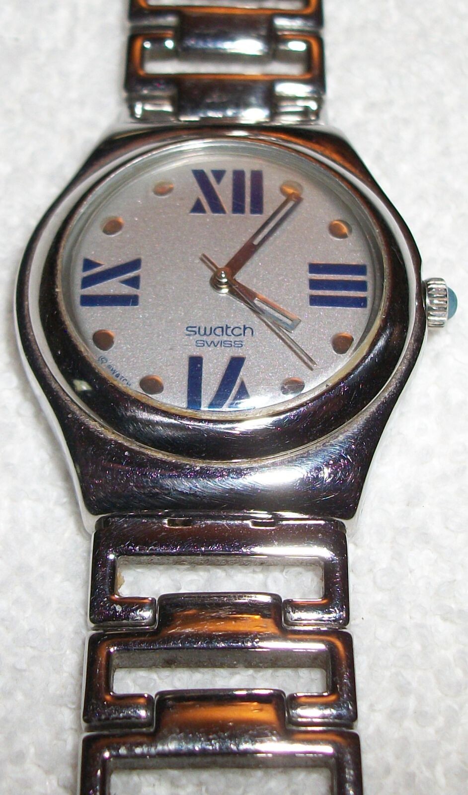 Vintage 2000 Swatch Irony Sobriquet YLS114G Great Condition New Battery