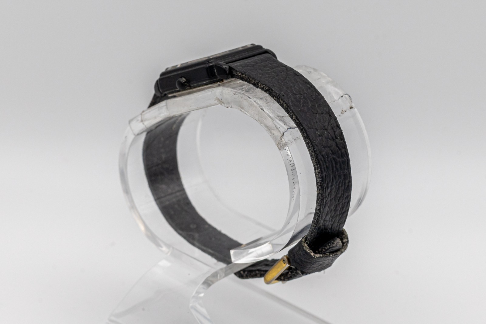 Vintage Casio LQ-64 Quartz Black Tank Dress Ladies Watch Module 359 – Running