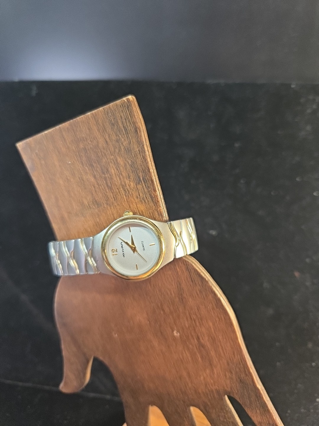 Milan 2 Tone Ladies Analog Wrist Watch (I-5)