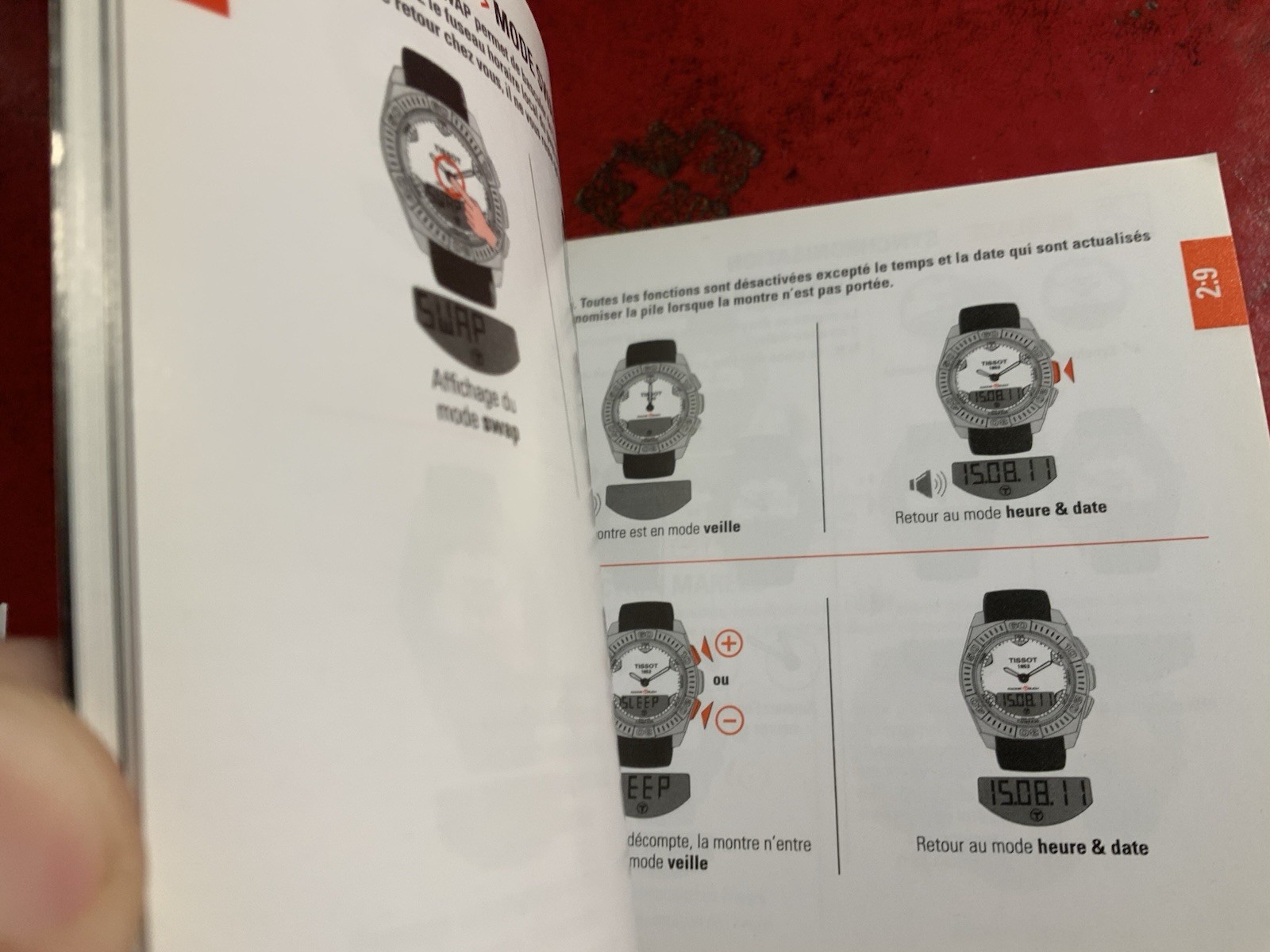 Tissot Racing Touch Watch Owners Manual User’s manual only One