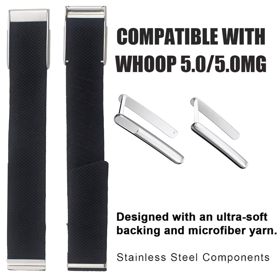 Luxury Nylon Adjustable Sport Metal Frame Band Strap For Whoop 5.0 One/Peak/Life