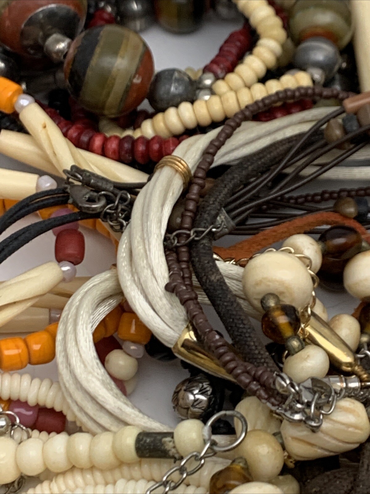 Lot of Necklaces Vintage – Fun Colorful Chunky Beaded Every Occasion OVER 3 LBS