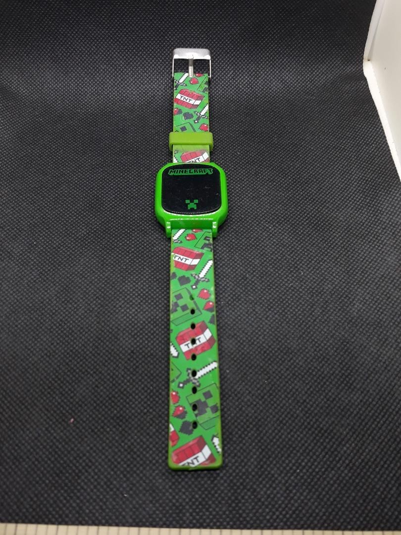 Minecraft Mojang 2021 Accutime LCD Digital Watch For Kids Tested Works