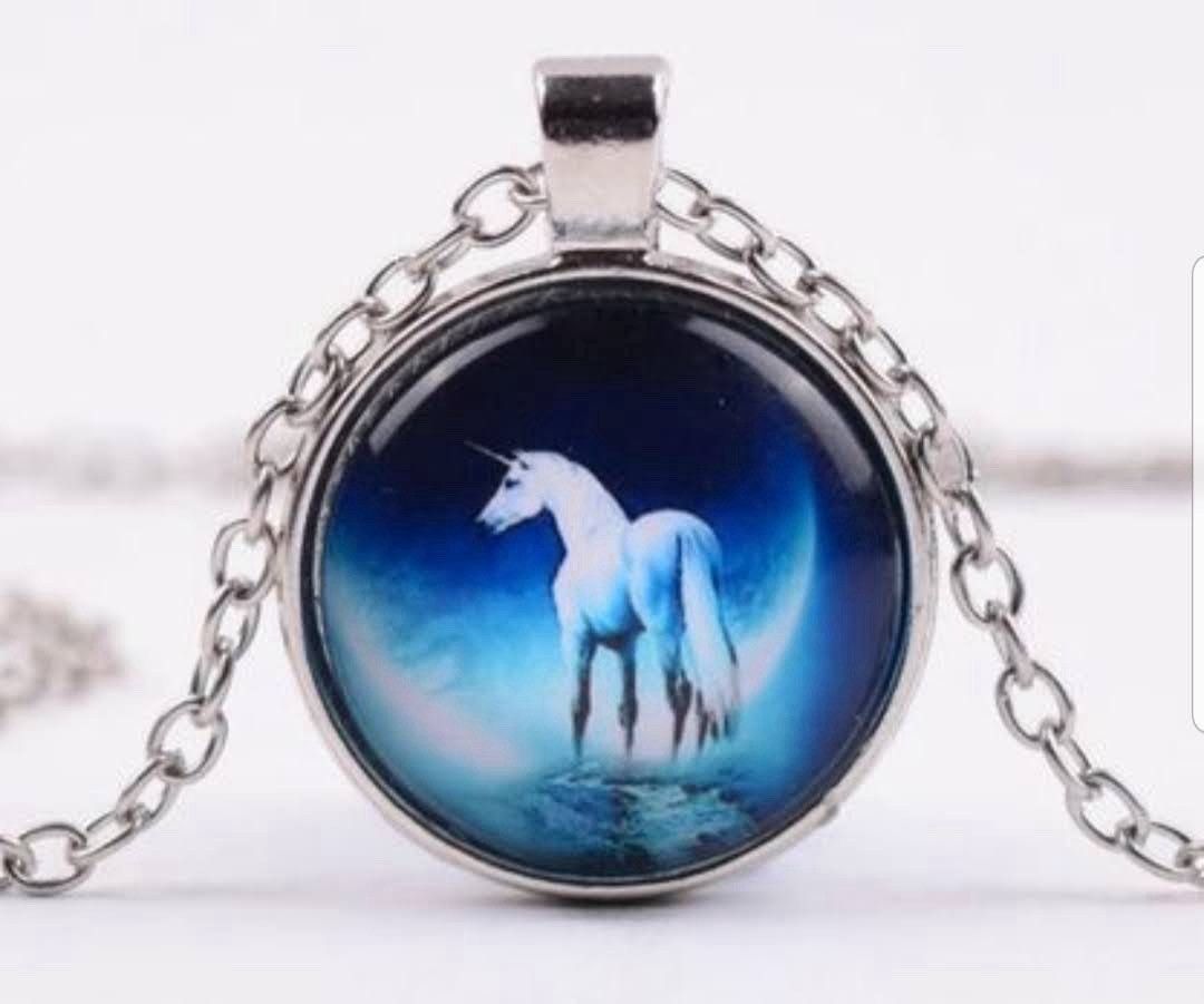 White Horse 20″ Silver Necklace Lobster Claw Lock. USA 🇺🇸 FAST SHIPPING!