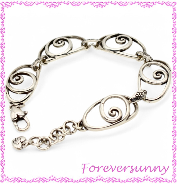 Brighton Rock N Roll Silver Bracelet