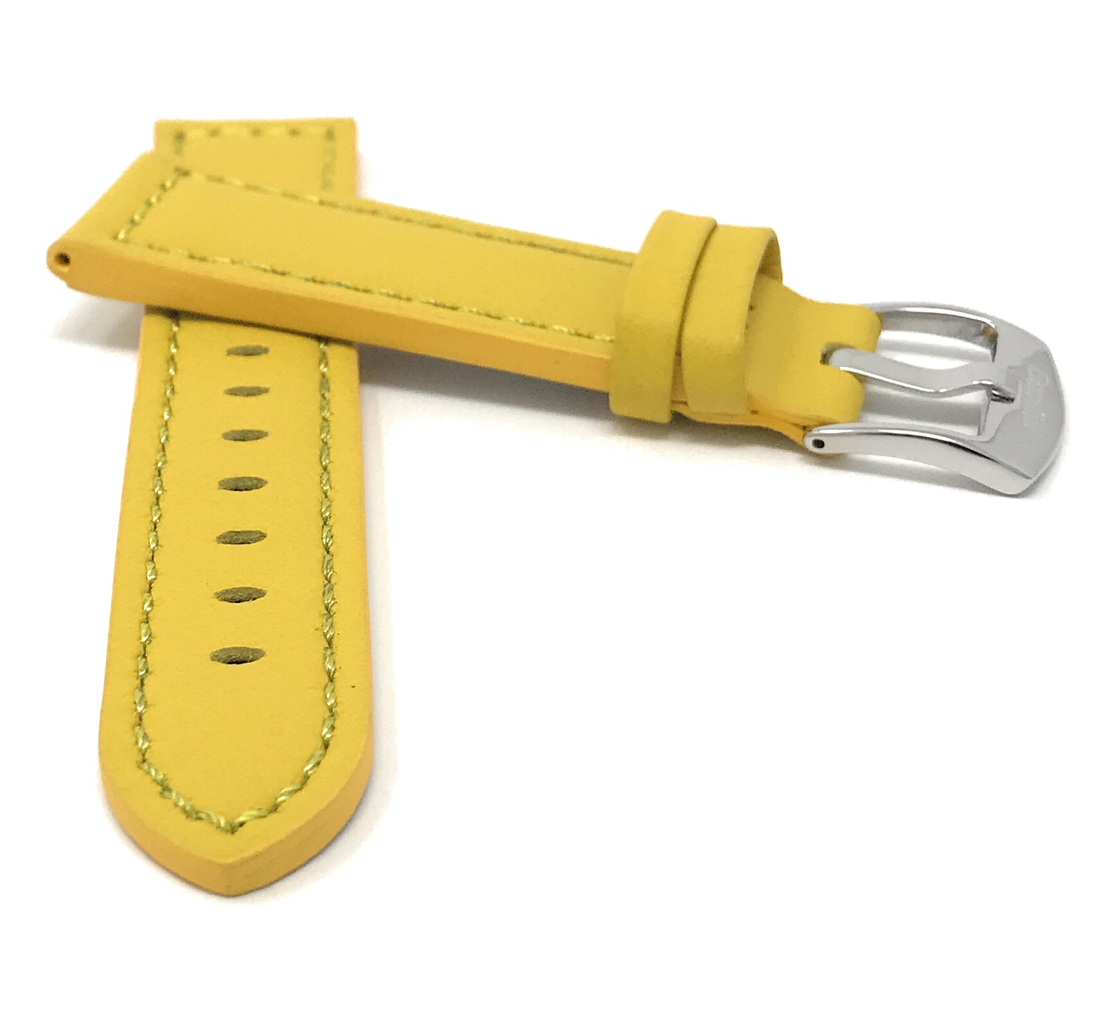 20mm Leather Aviator Watch Strap Band for Laco Aachen