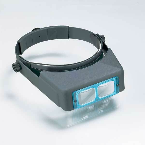 Donegan OptiVisor DA-3 Headband Magnifier Binocular 1.75X Optical Glass Lens