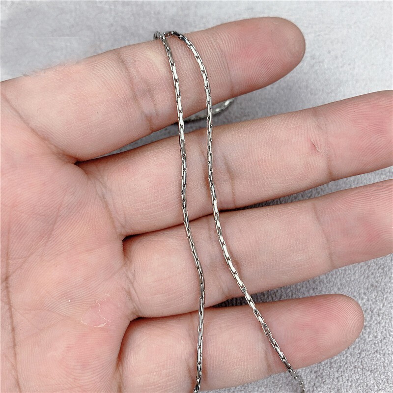0.8/1/1.3mm Man Woman Silver Gold Stainless Steel Fancy Chains Necklaces
