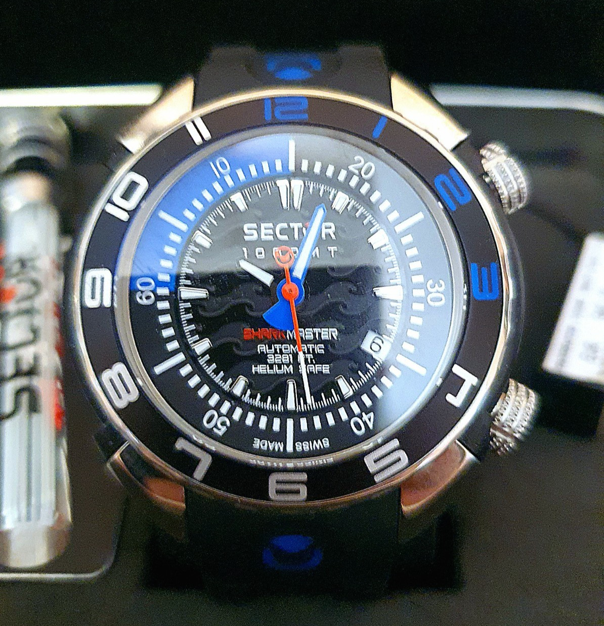 Sector Shark Master 1000 MT Automatic NEW 48mm Helium Safe ETA 25J Swiss
