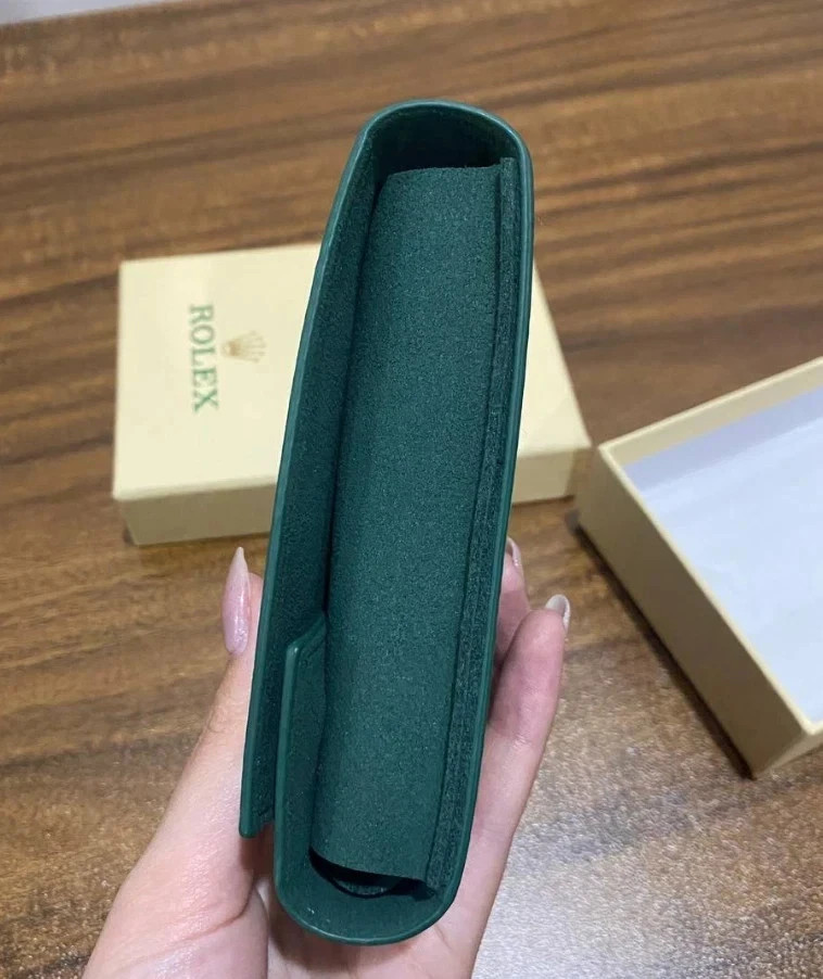 Rolex Case Leather Travel Pouch Service Center Premium Version-Gift For Watch