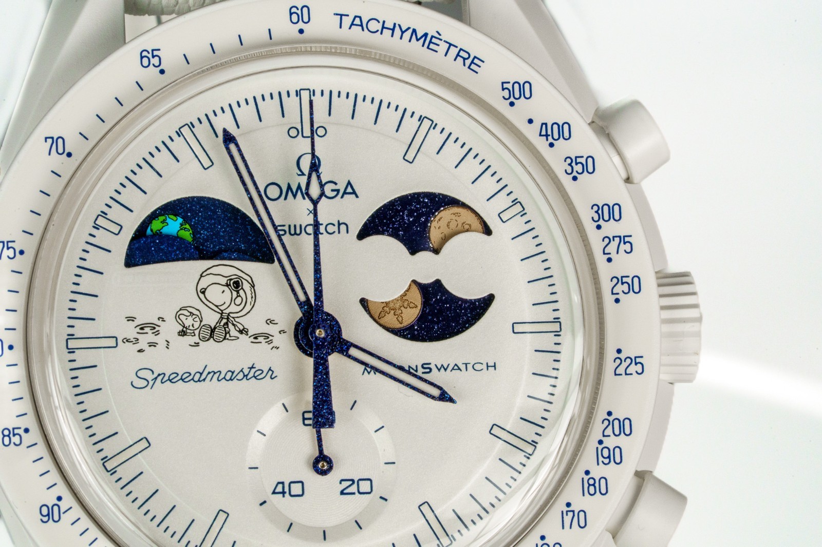OMEGA x Swatch MoonSwatch Mission to Earthphase Moonshine Gold 42mm White UNWORN
