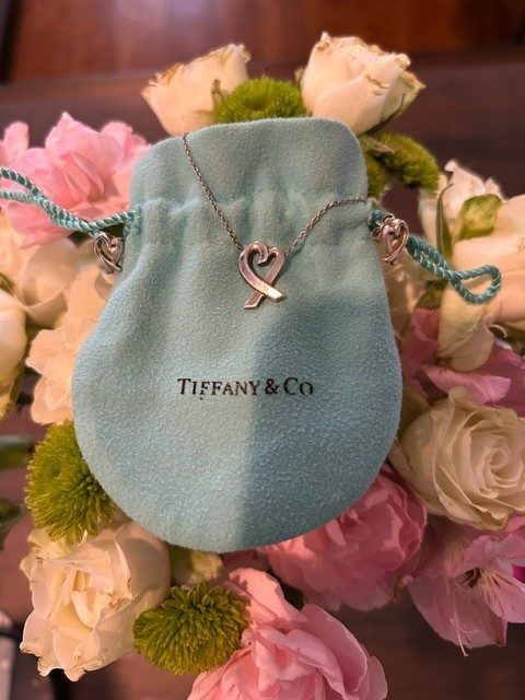 Authentic Tiffany & Co Paloma Picasso Loving Heart Pendant Necklace & Earrings