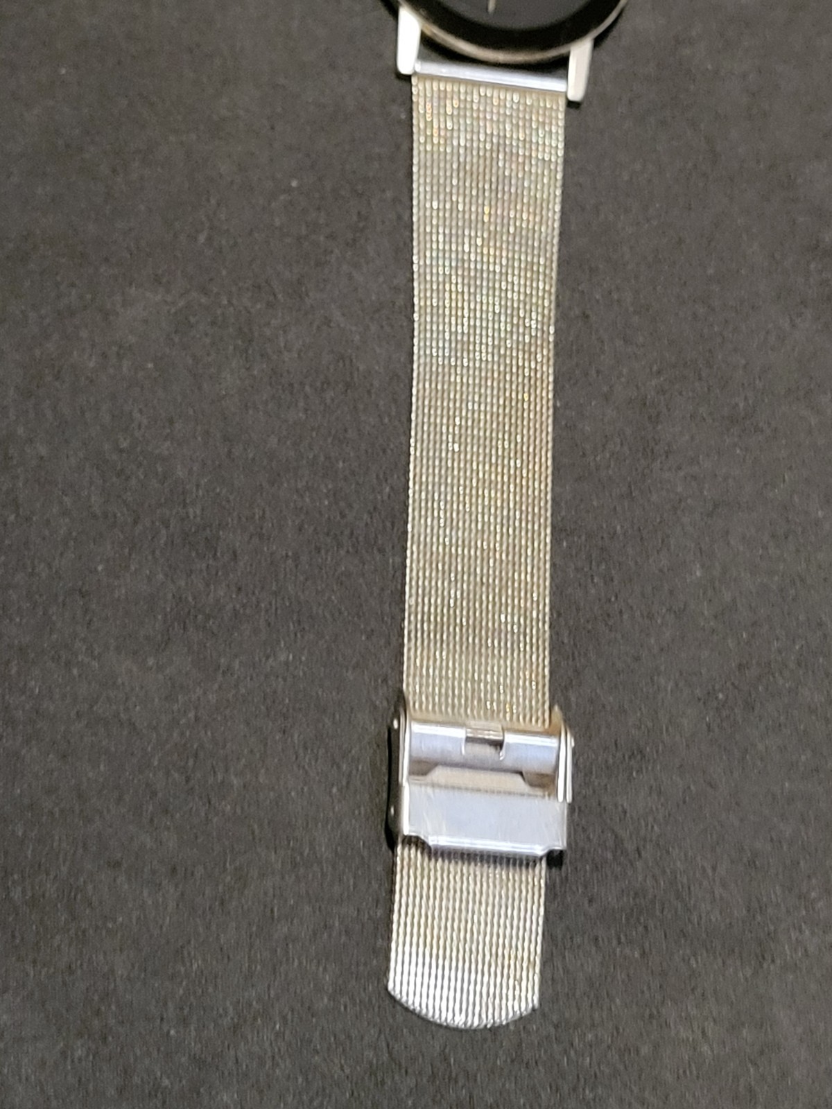 Skagen Steel 39LSSB Mens Watch Mesh Band Ultra Slim New Battery Working
