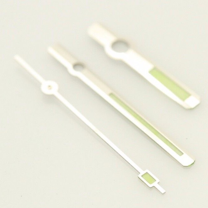 Hands set for Seiko 7005 8050 8052 W/ Green lume Hour Minutes Second Seiko 6217