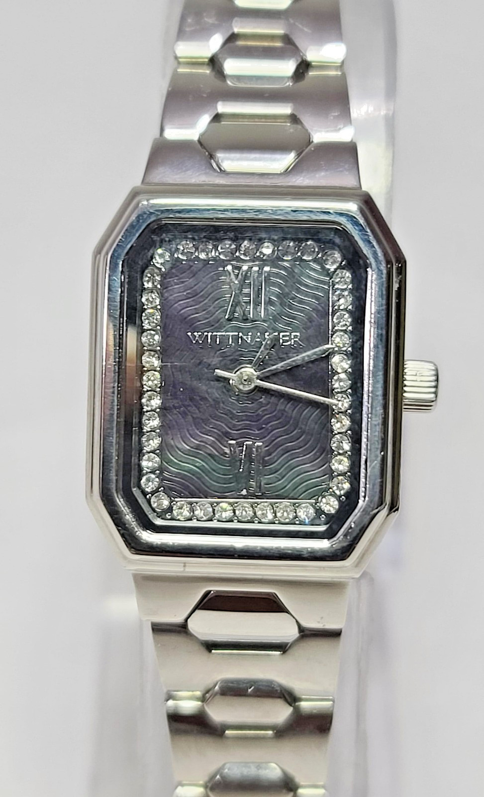 WN4050 WITTNAUER BLACK DIAL STIANLESS STEEL WOMEN’S WATCH MW5-138