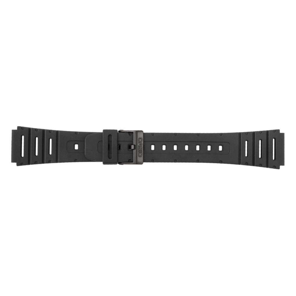 Casio 20mm black rubber strap CA-53W-1, CA-53WF-1B, CA-61W-1UZ, CA-61W-1Z