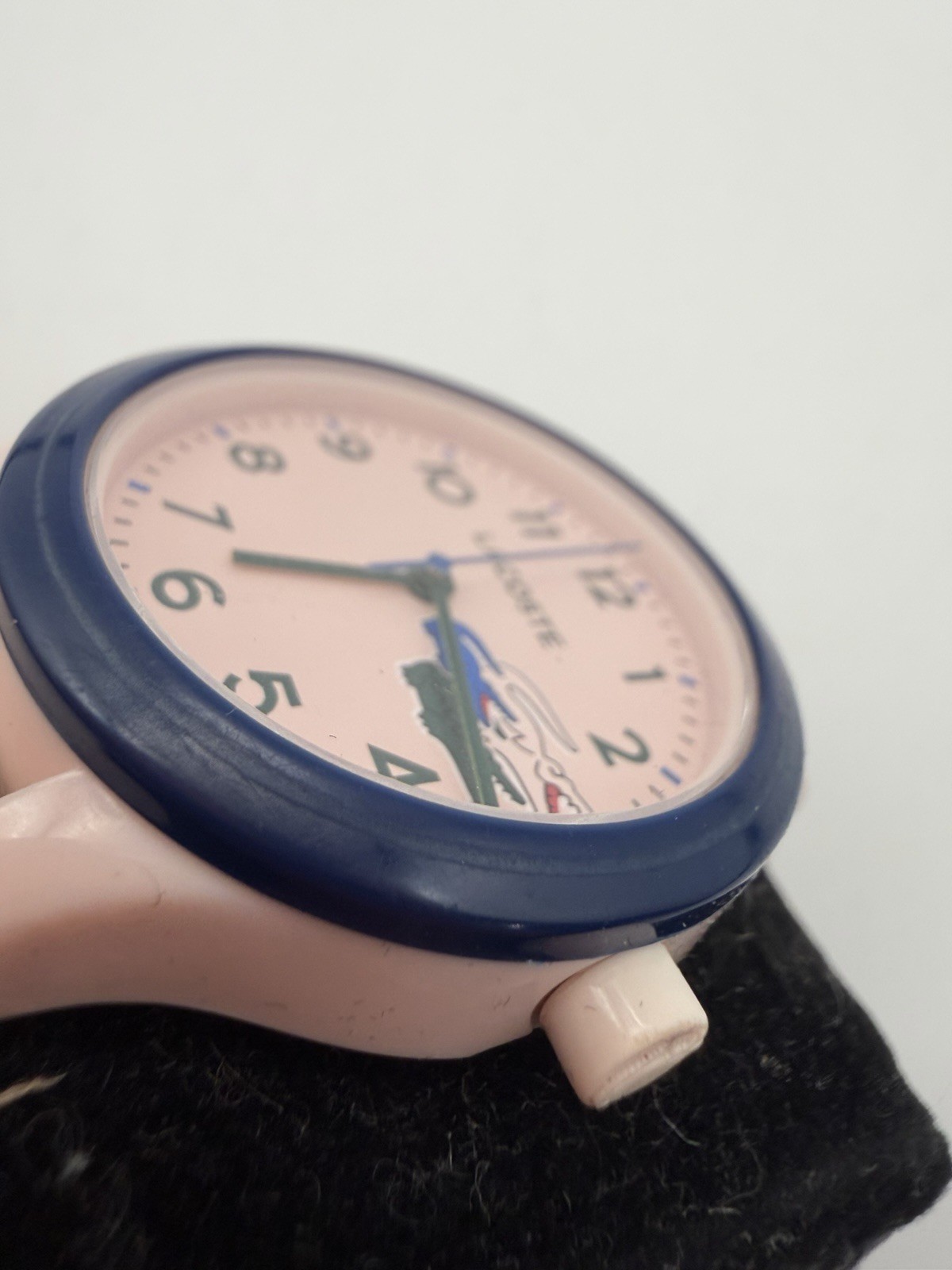 Lacoste 12.12 Holiday Capsule Kids Pink Silicone Strap Watch 30mm